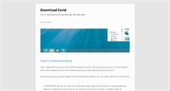 Desktop Screenshot of downloadezvid.com